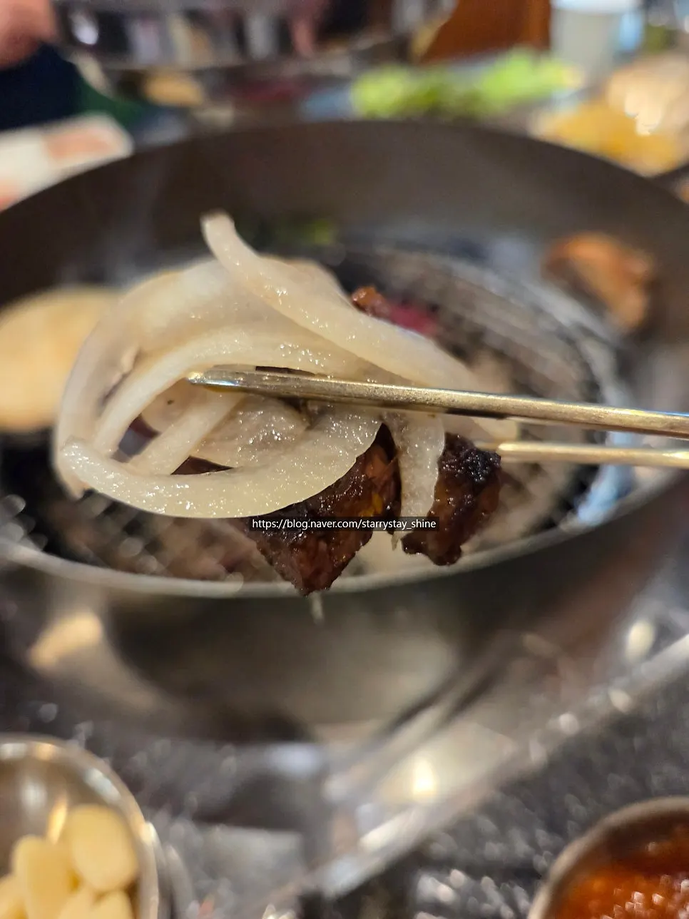 용인 기흥 고기집 키오스크 양념갈비 추가에 된장술밥·비빔냉면, 동백한옥집