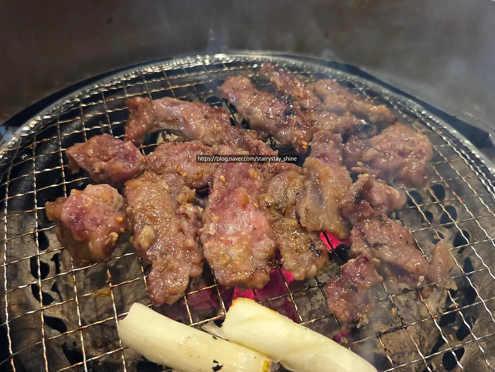 키오스크로 추가한 양념 소갈비살