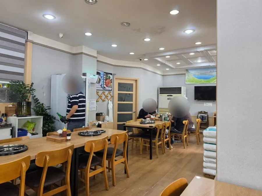 Cozy indoor dining area