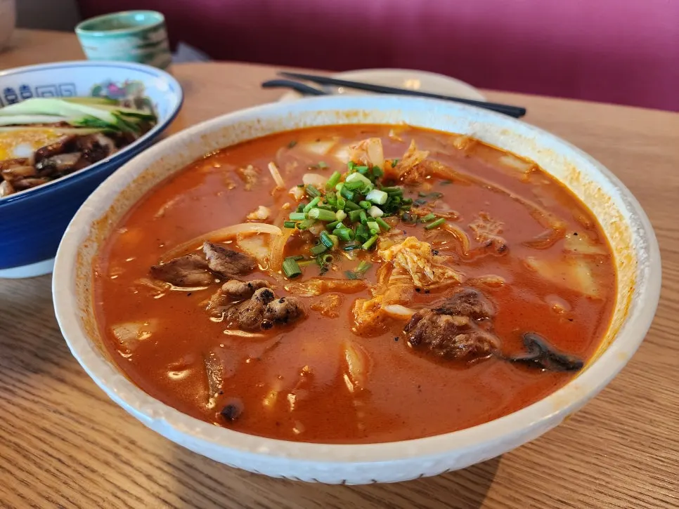 Beef jjamppong loaded with beef brisket