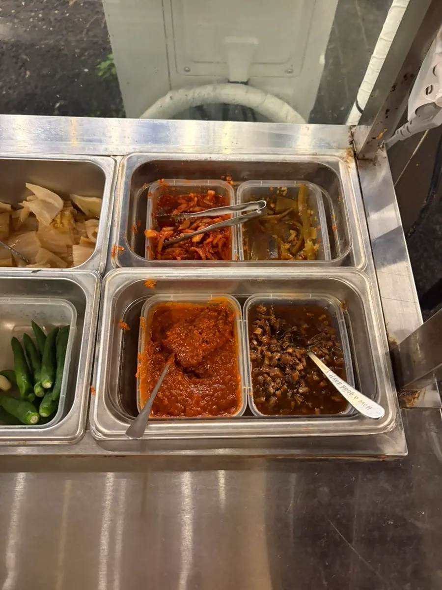 Table near the end of the meal