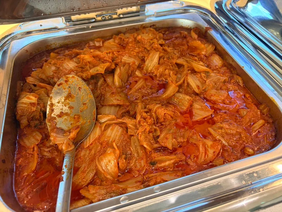 Types of side dishes at the self-bar