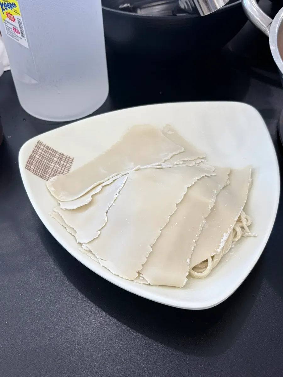 Crispy seafood pancake