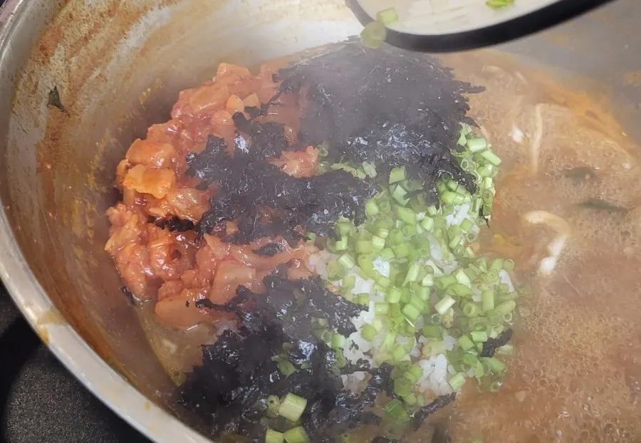 Fried rice served as the final course
