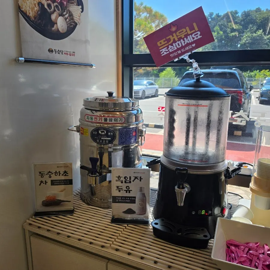 Dessert corner with caramel popcorn and corn snacks
