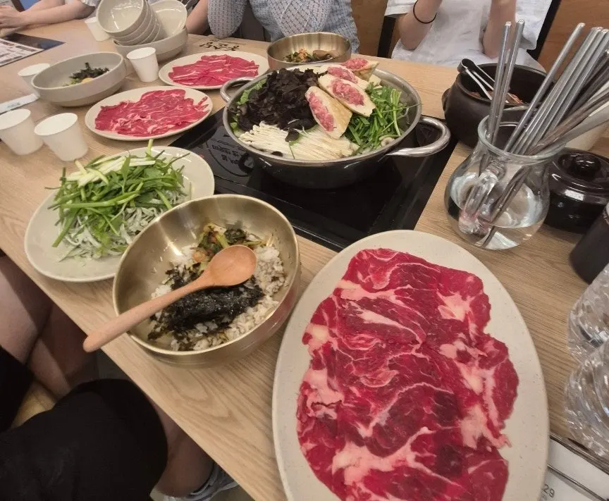 용인 수지 샤브칼국수 한 그릇