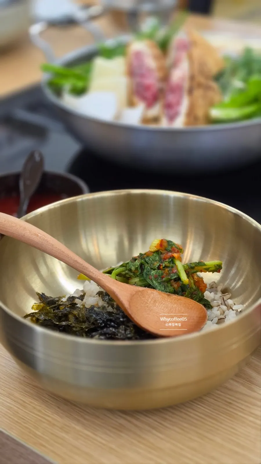 Plate of vegetables and meat for shabu-shabu