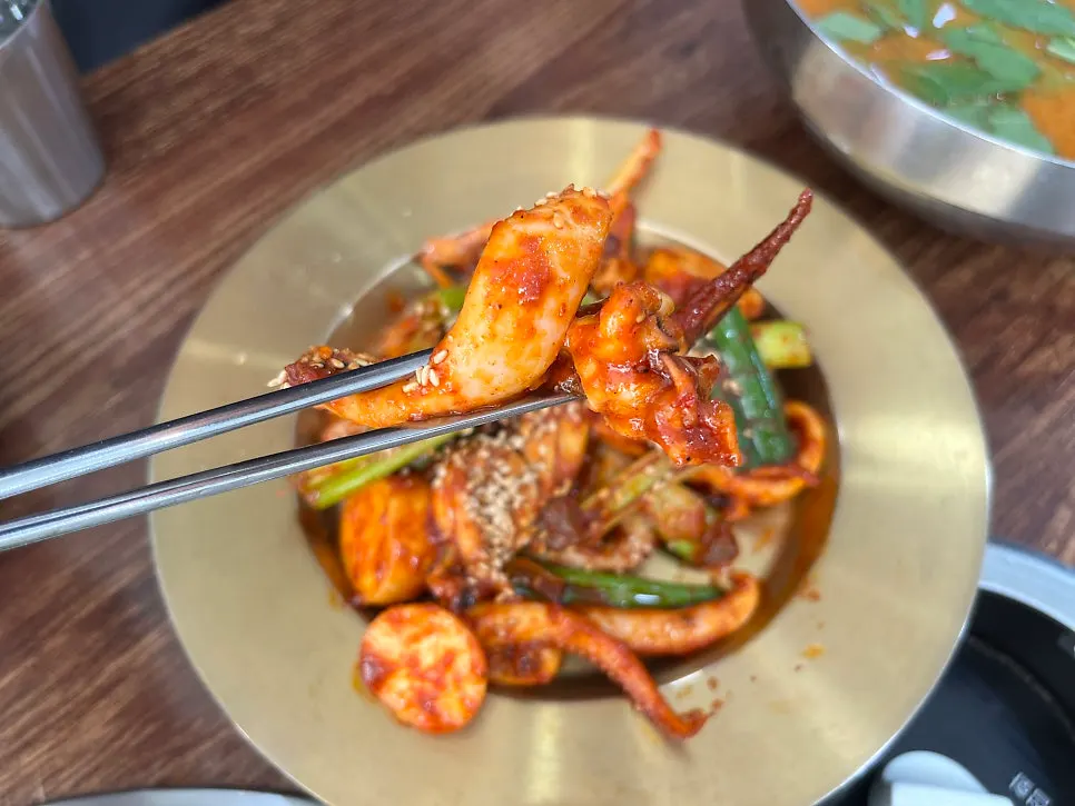 A plate of smoky char-grilled squid