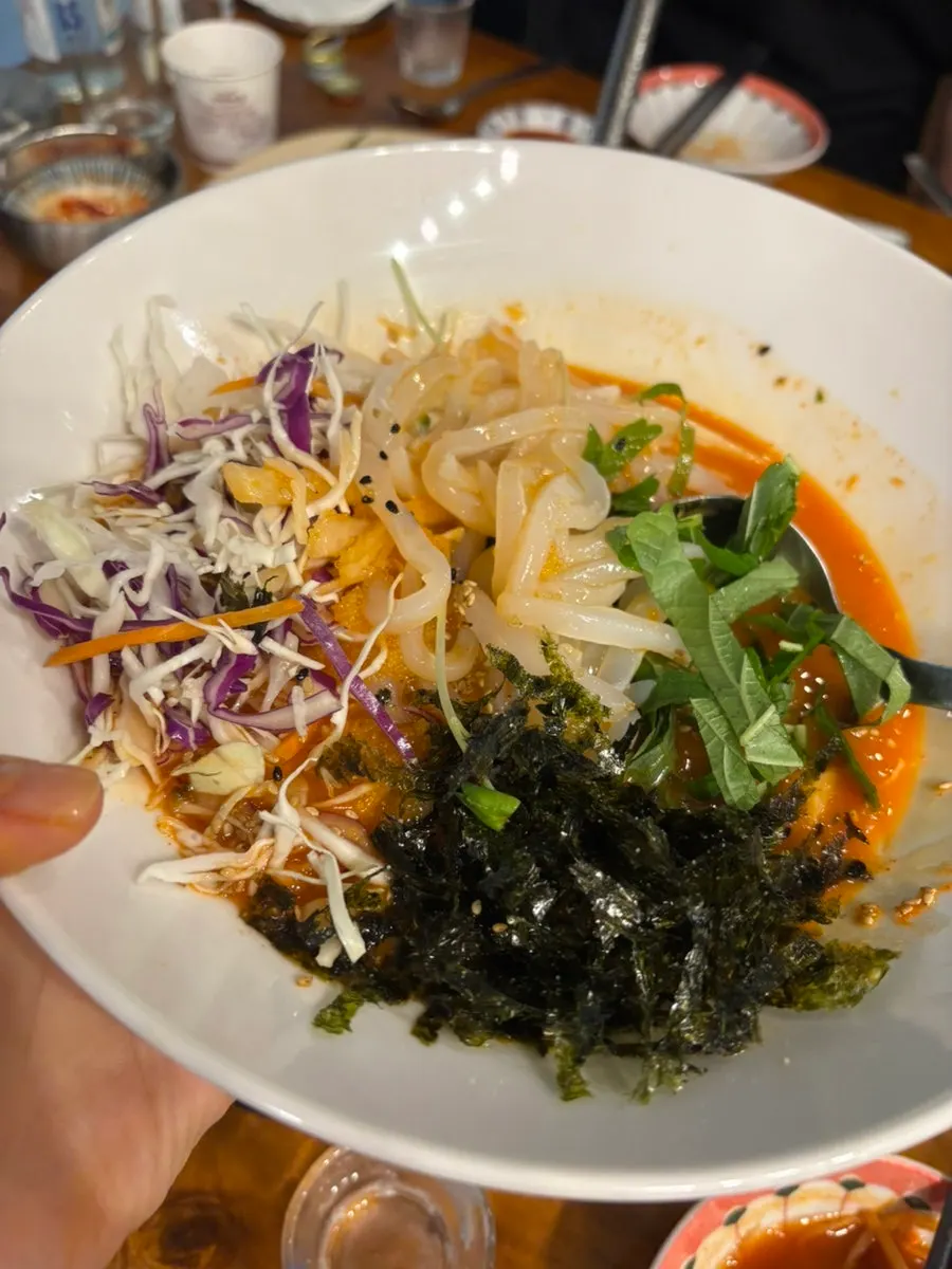 Squid mulhoe served as a free extra