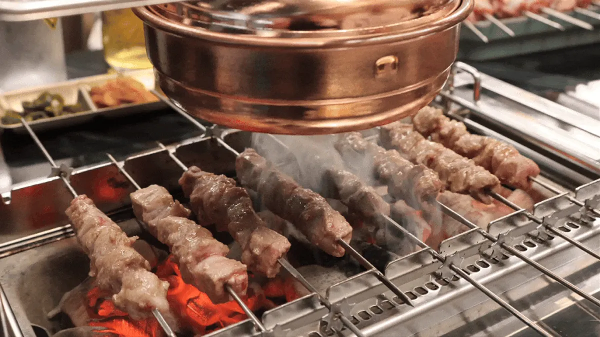 양복점 동대구역점 양꼬치 상차림