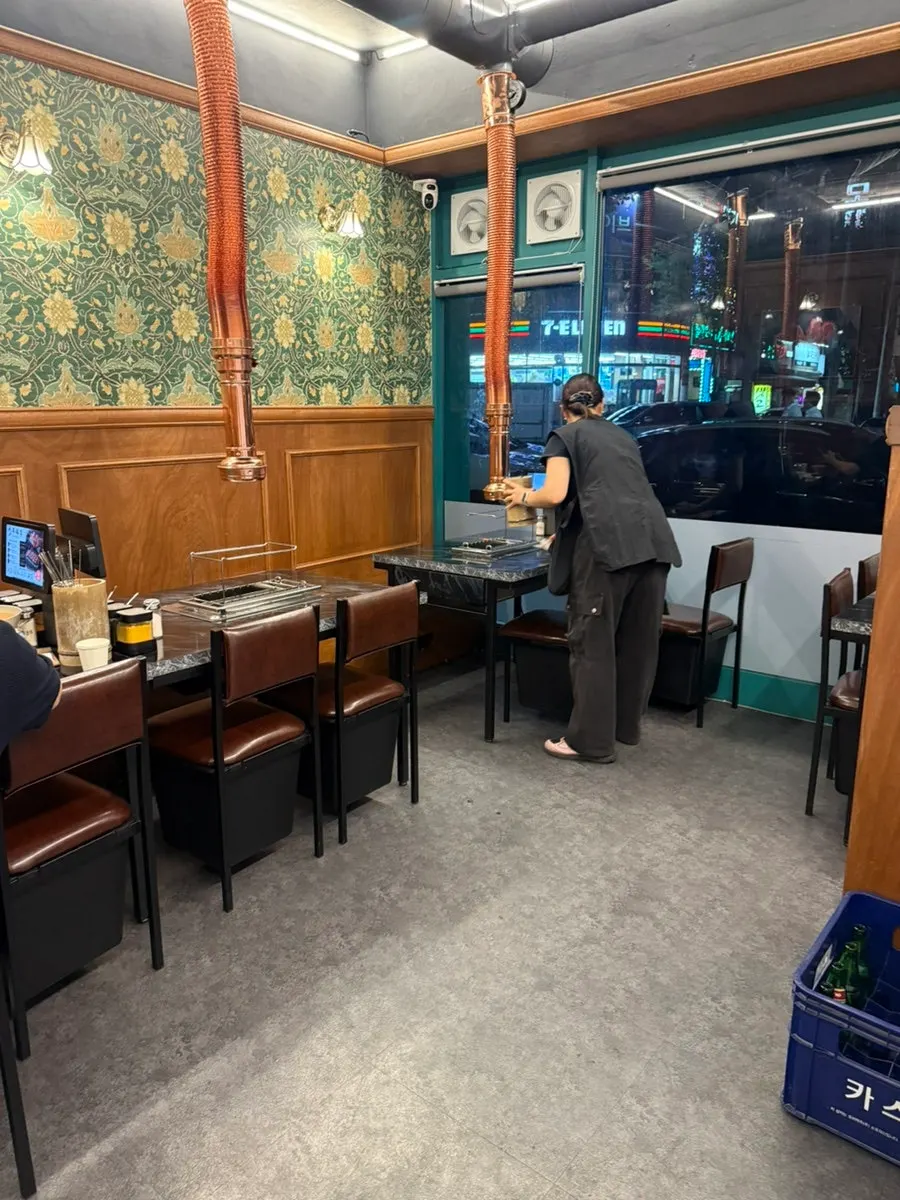 Clean and tidy overview of the restaurant hall