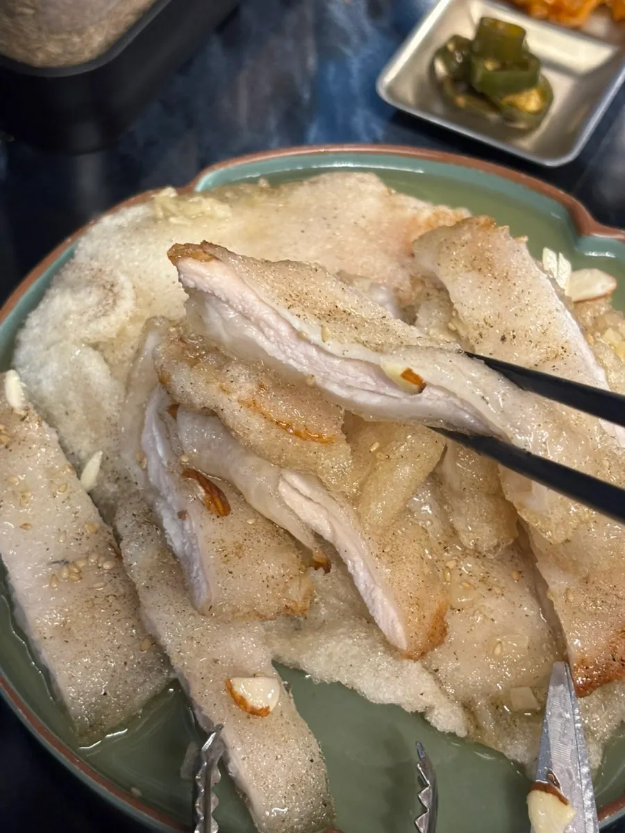 Quabaorou with thick meat and a thin fried batter coating
