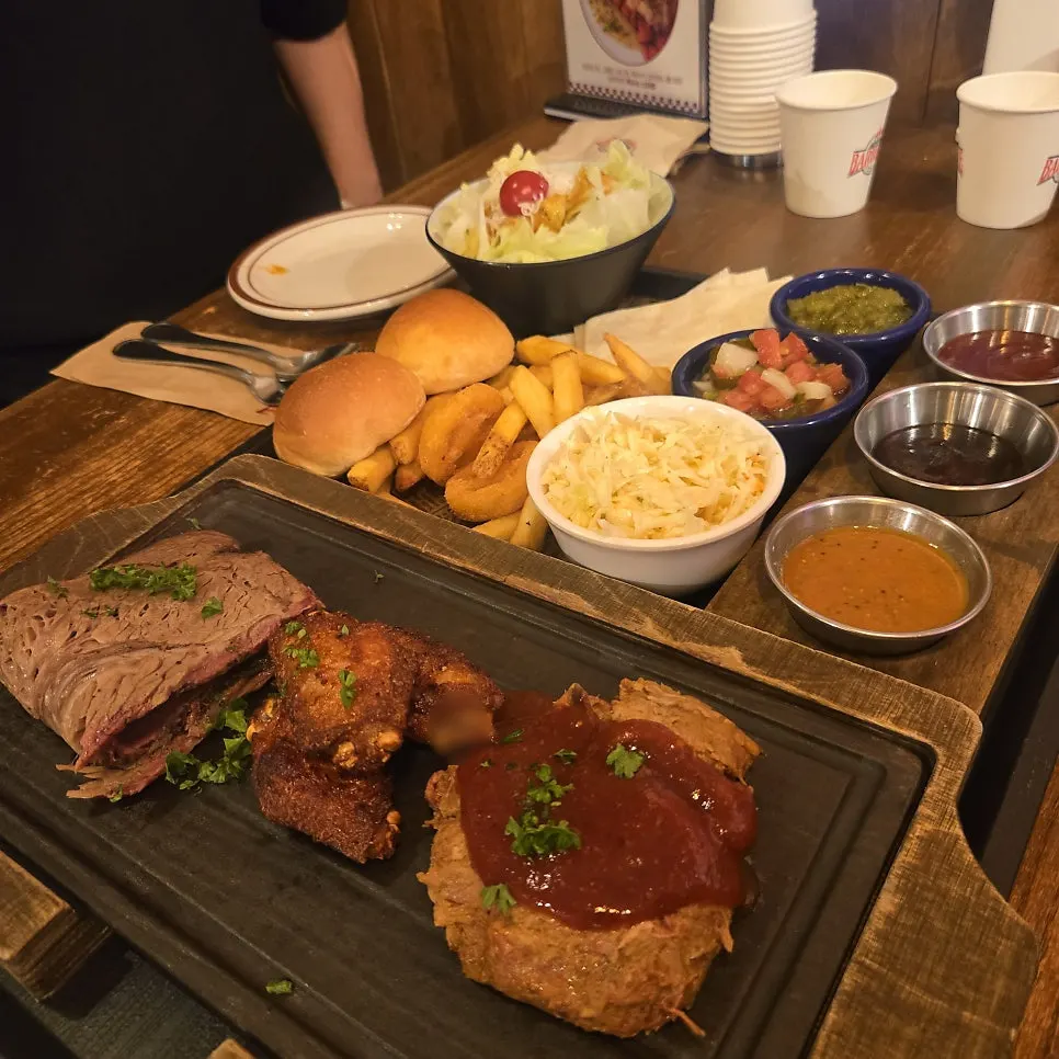 Full spread of the Texas Platter Set for Two
