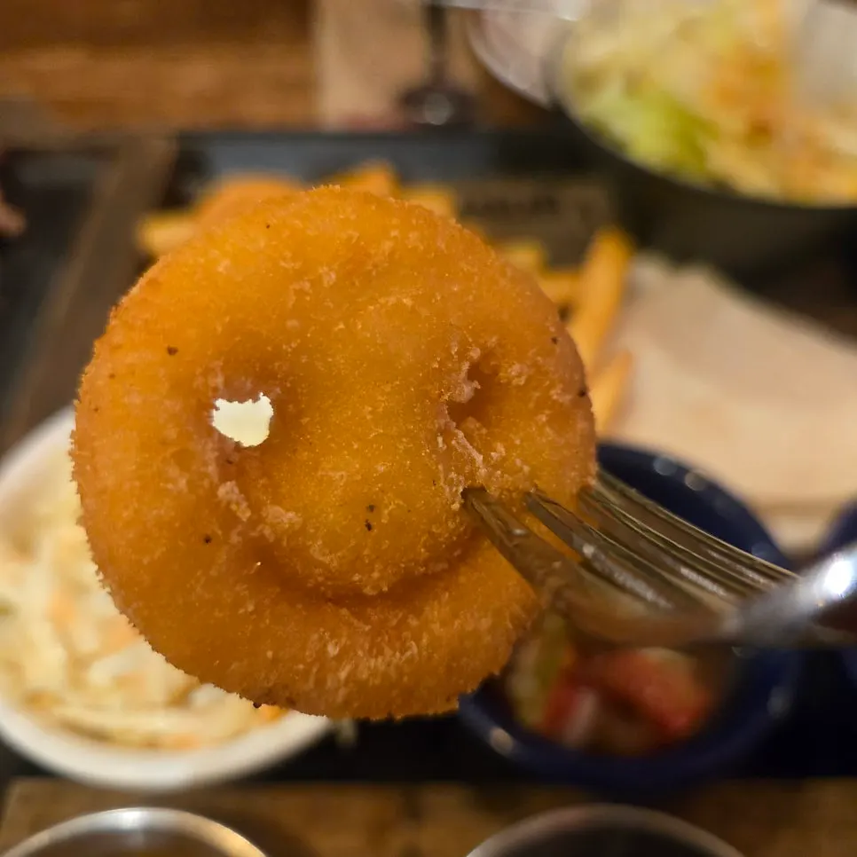Fries that stayed crispy