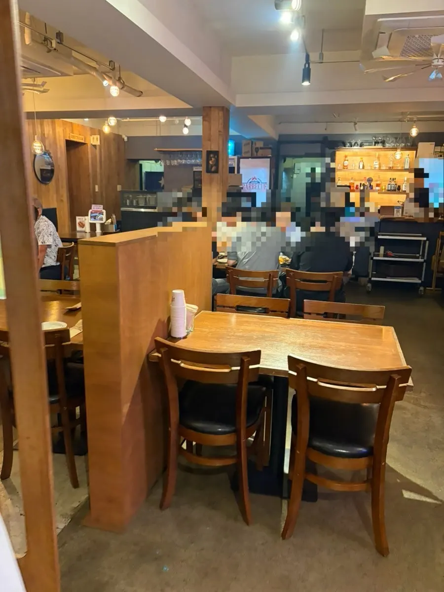 Spacious single-floor restaurant interior