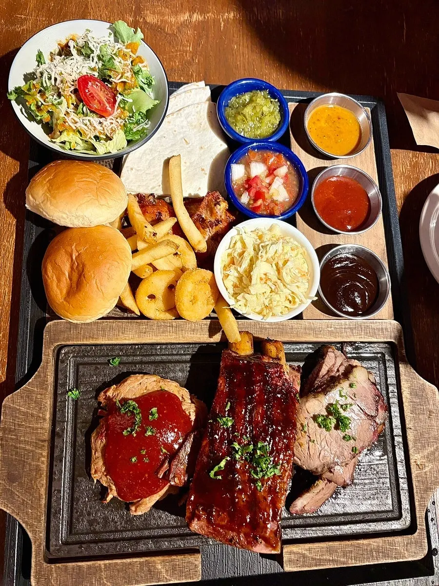 Table after finishing the meal