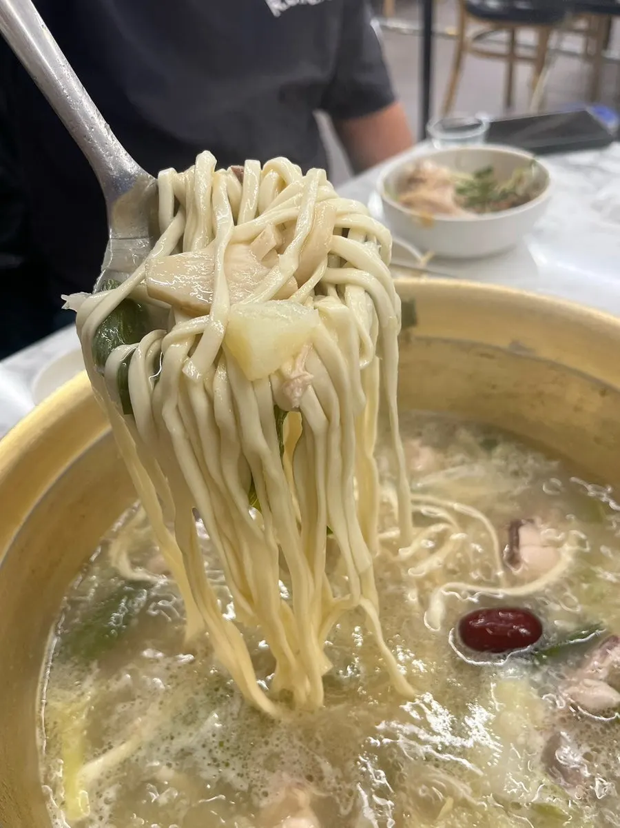 Noodles added at the end