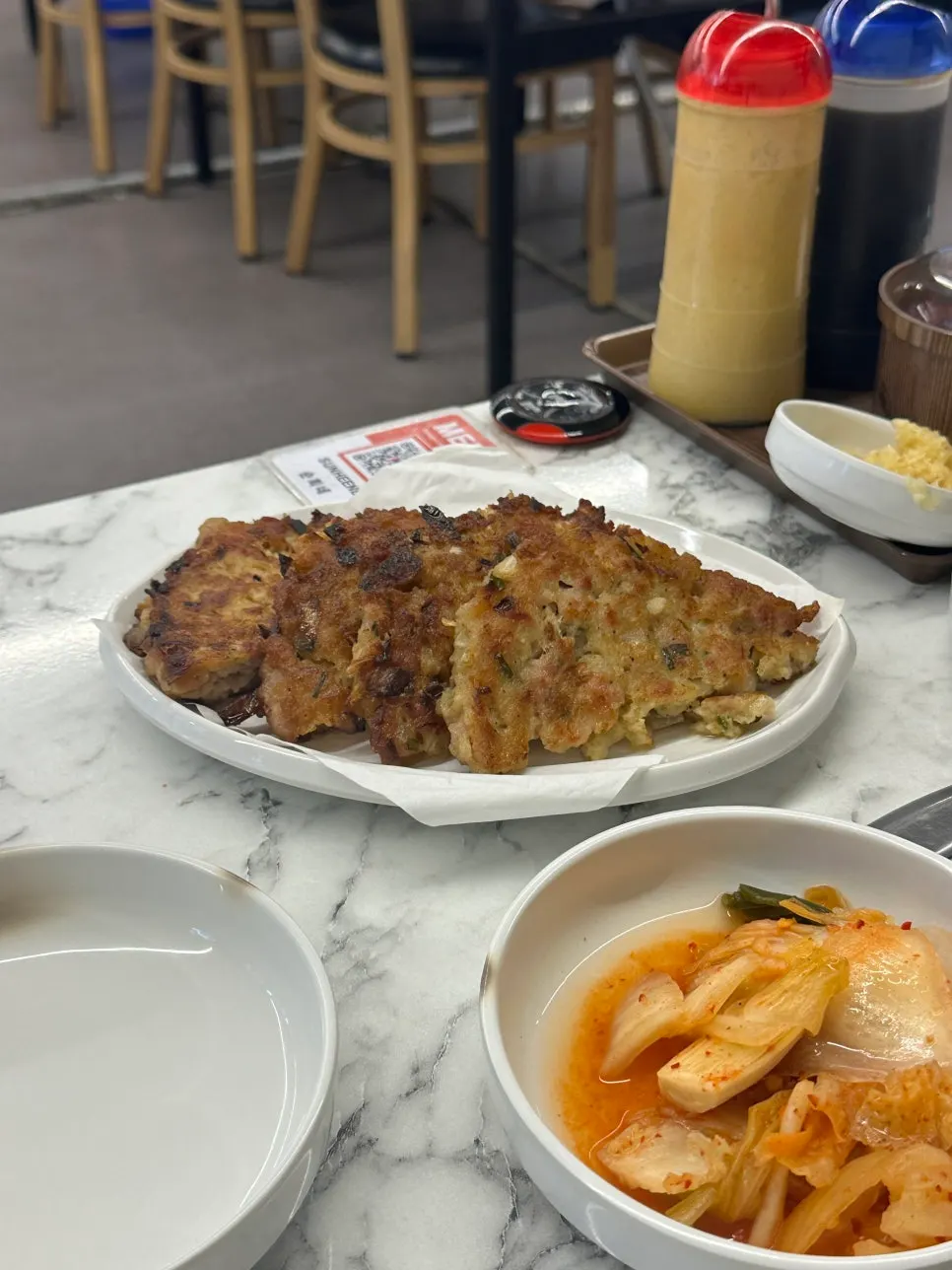Clean-tasting chicken eaten with the sauce