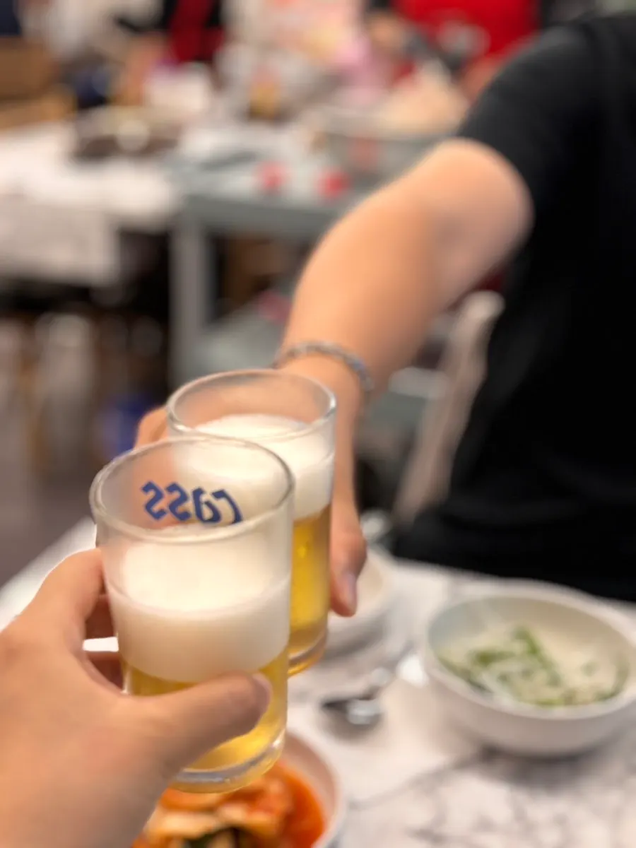 닭한마리와 함께 마신 소맥 한 잔