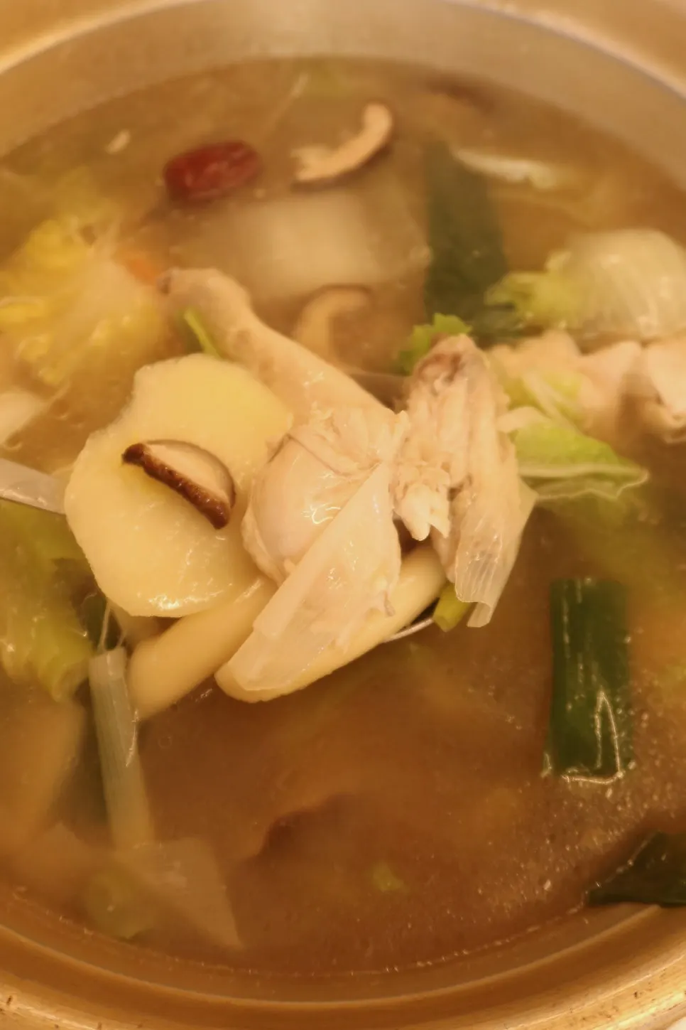 Cabbage-and-chive dipping sauce