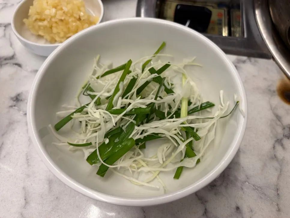 Sauce ingredients set on the table for dak hanmari
