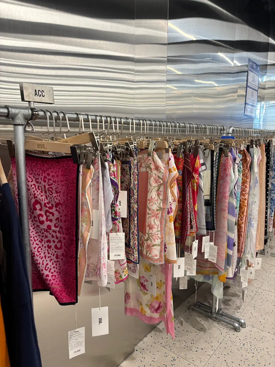 Polo dresses and clothing display