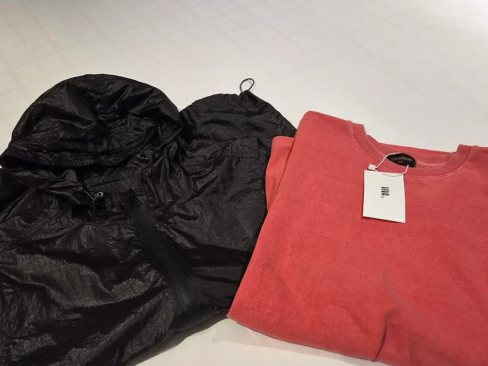 Vintage clothing purchase after the discount was applied