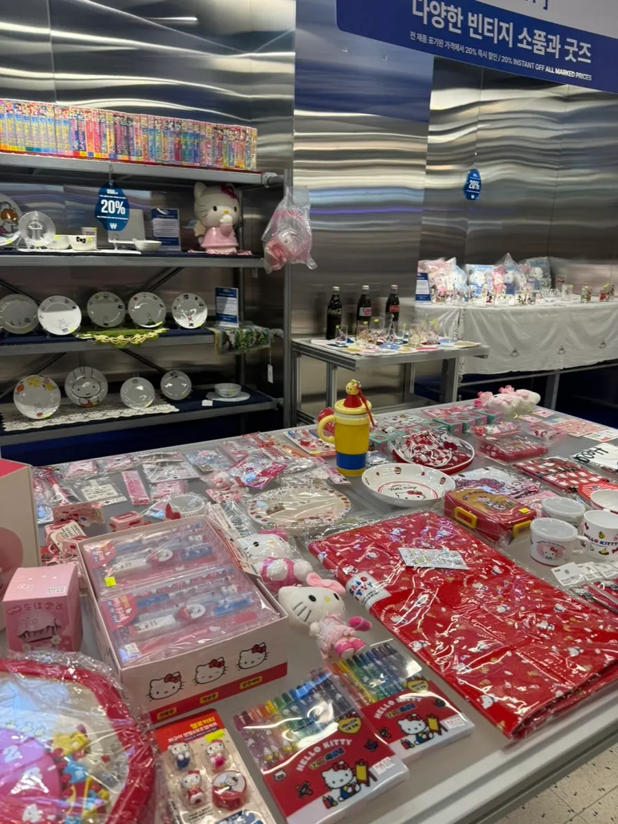 Hello Kitty and Miffy vintage collectibles