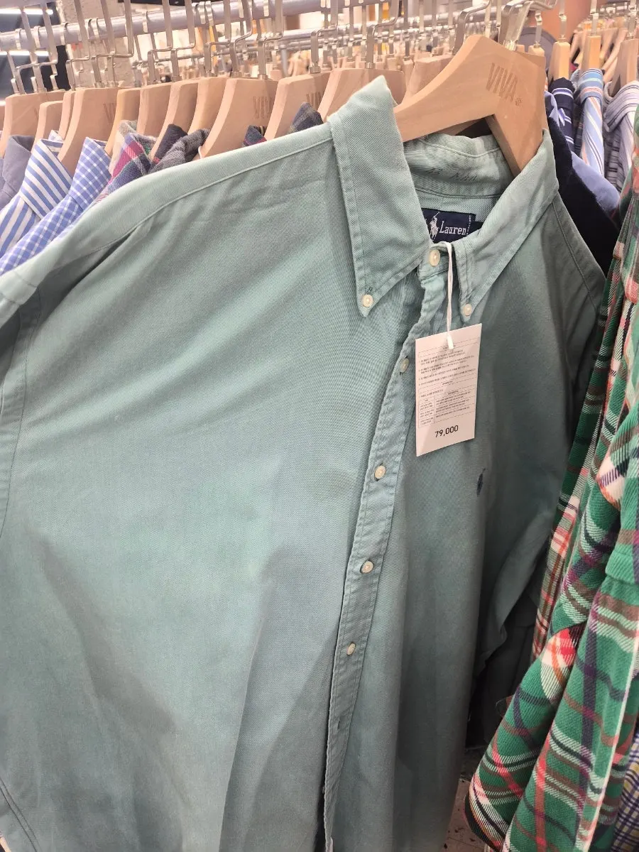 Matcha-colored vintage Polo shirt