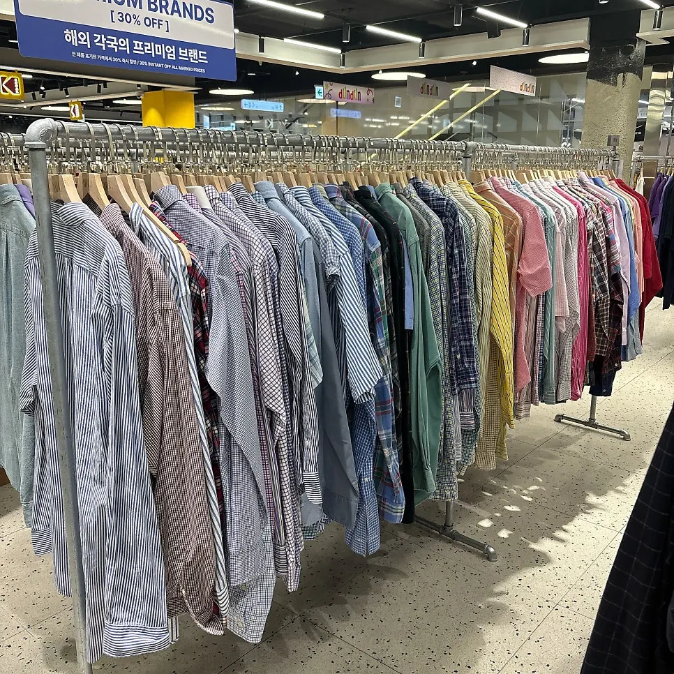 Kids' vintage clothing section