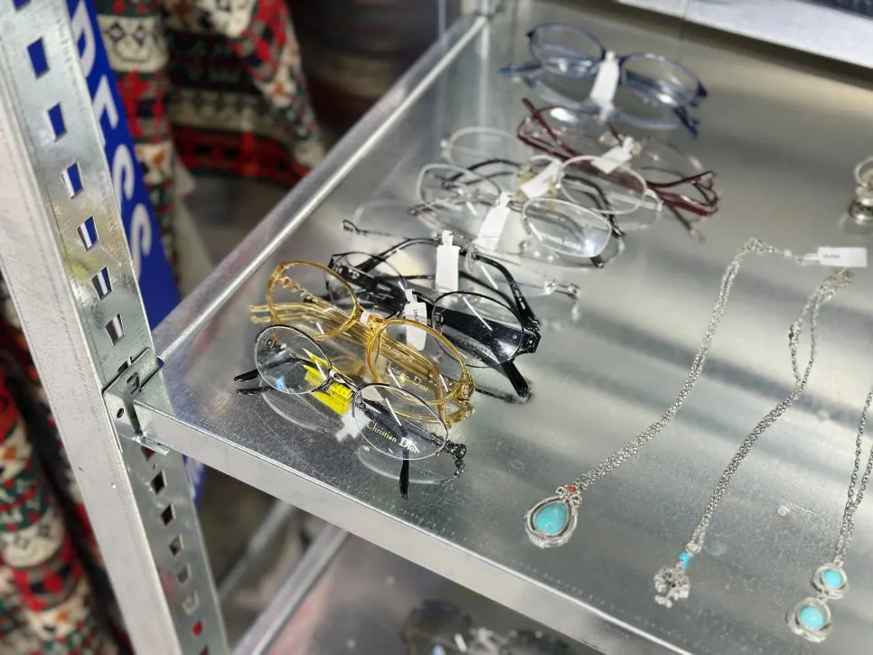 Display of unusual vintage accessories