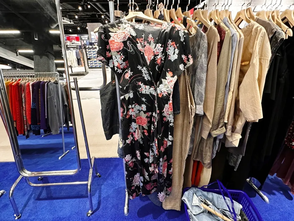 Browsing the dress corner
