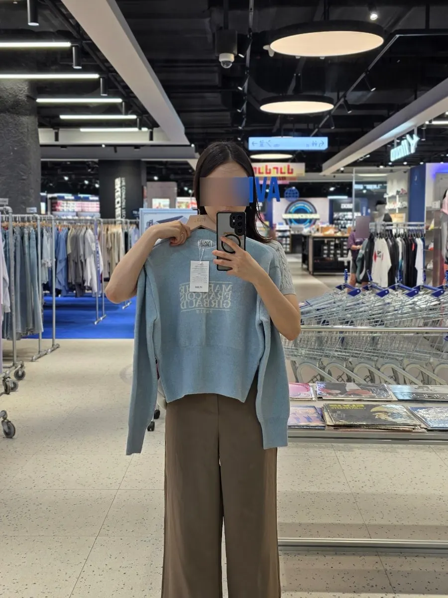 타미힐피거 니트와 빈티지 의류