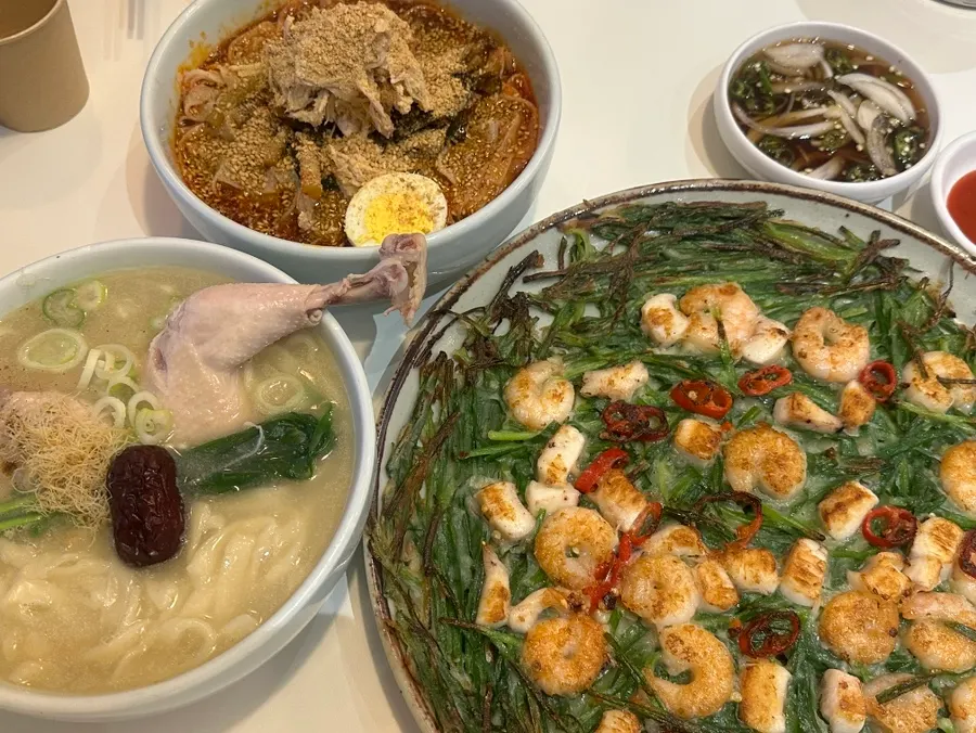 후식으로 제공된 요구르트