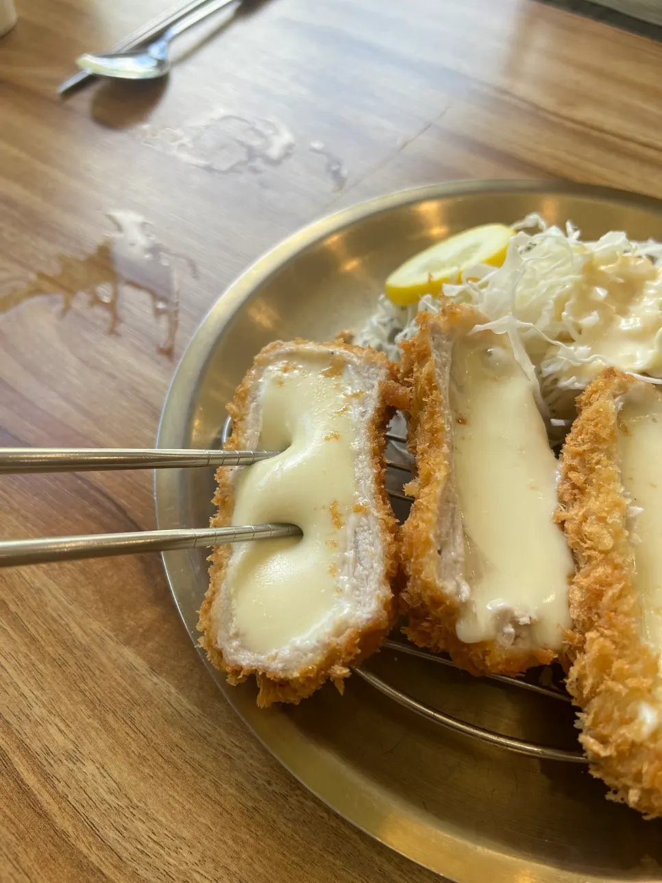 Thick, crispy old-style Korean pork cutlet