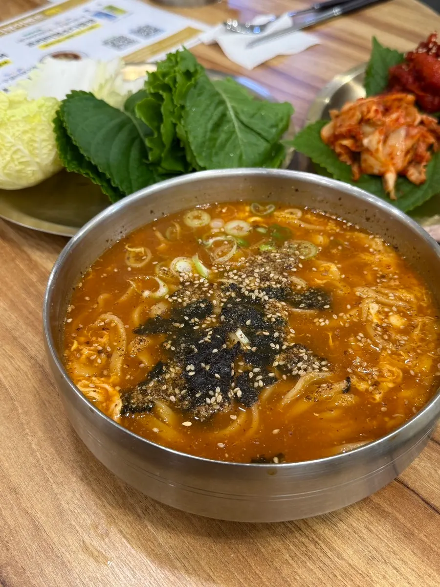 낙원의소바 장칼국수 세트 한상