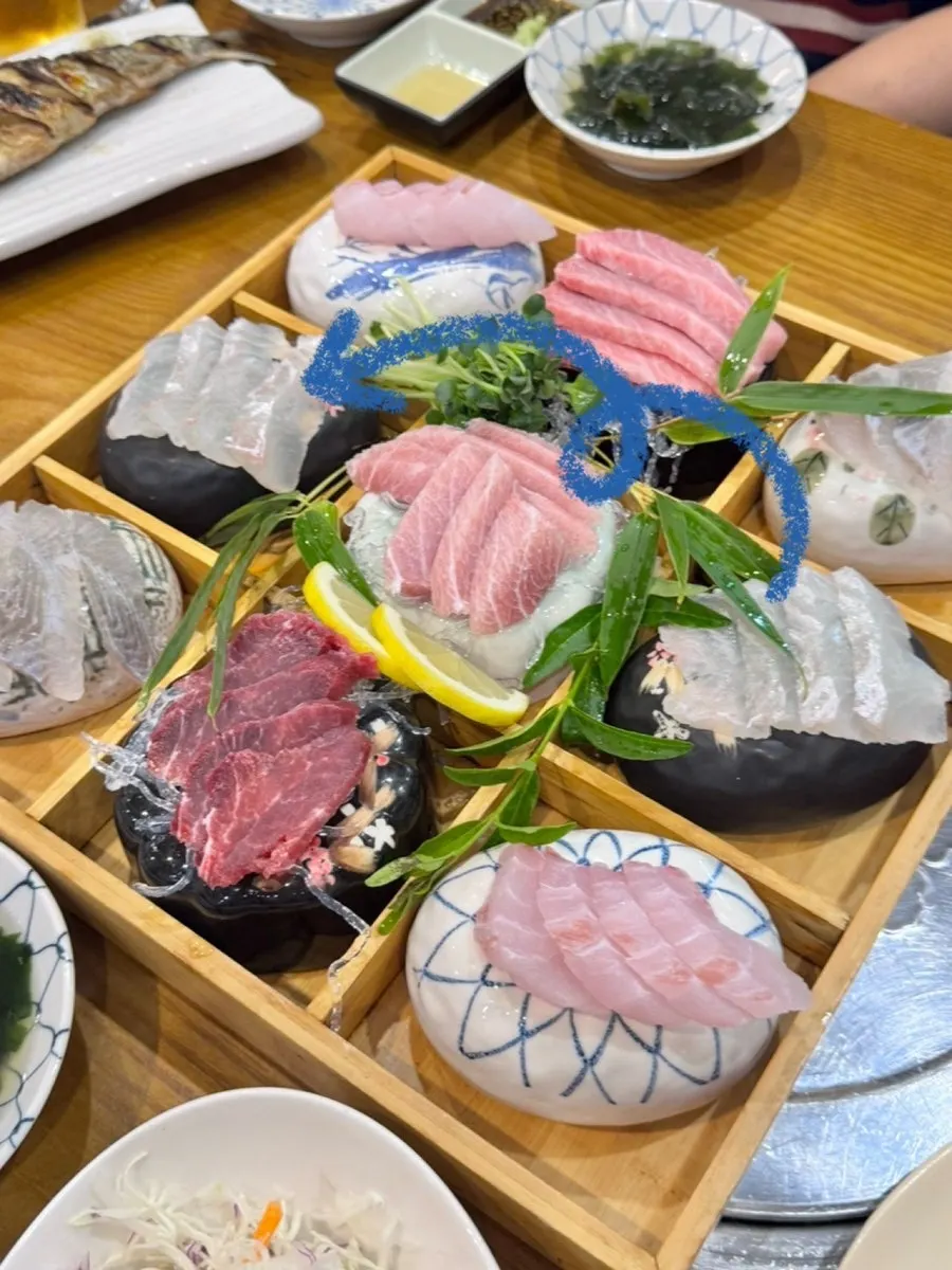 Table set with banchan