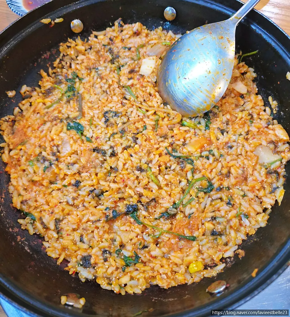 매콤한 양념의 해물찜 클로즈업