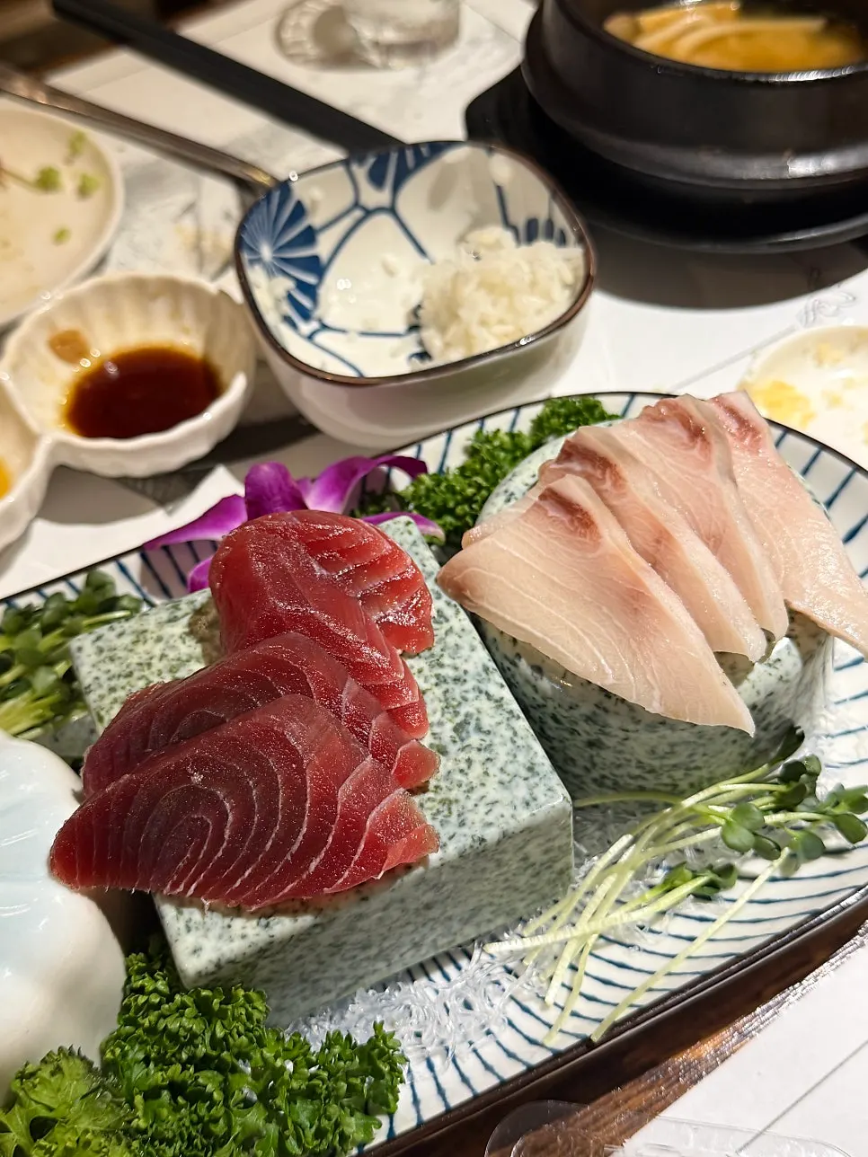 The final course: tuna tail meat