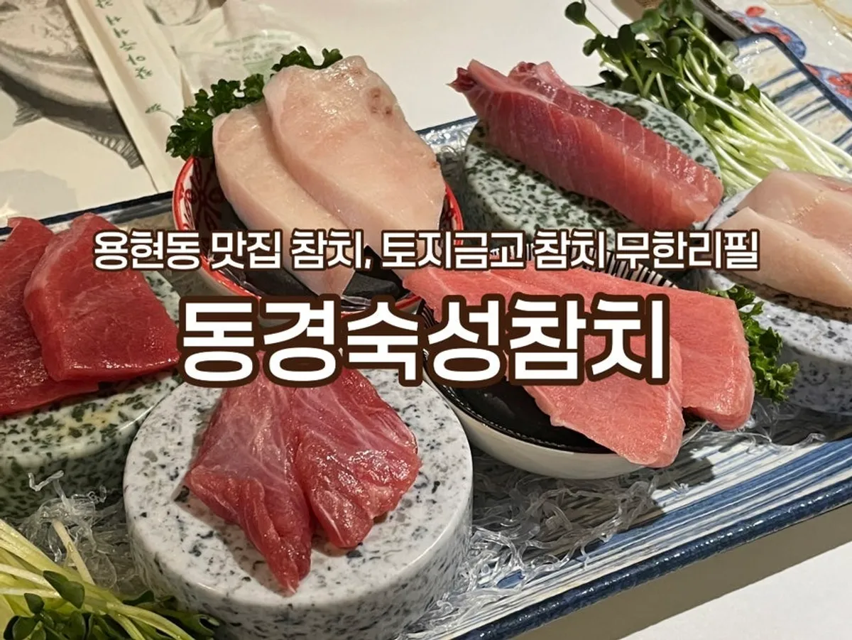 용현동 토지금고 먹자골목의 동경숙성참치