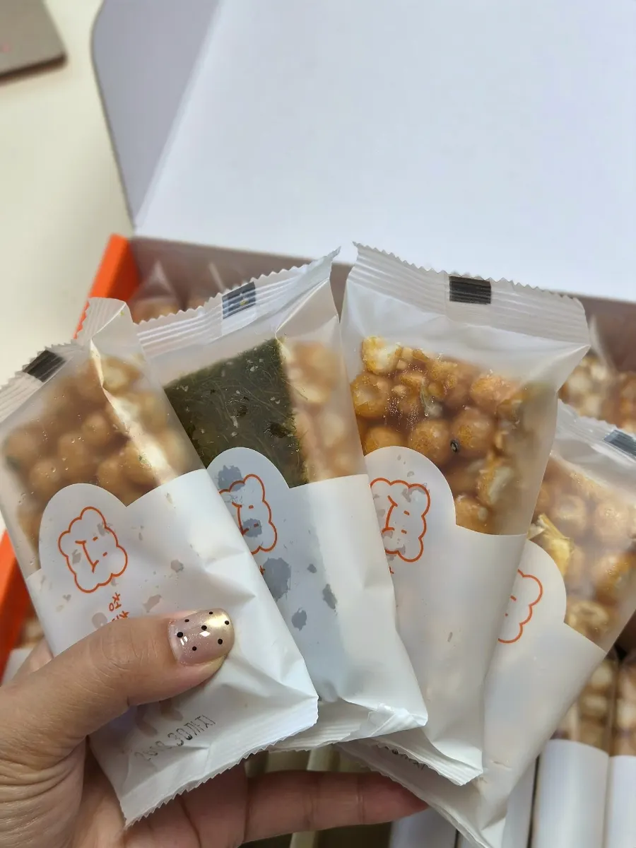Individually wrapped single pieces of oranda