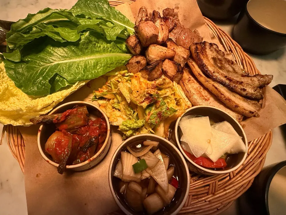 주명당 이모 밥상 세트 전체 상차림
