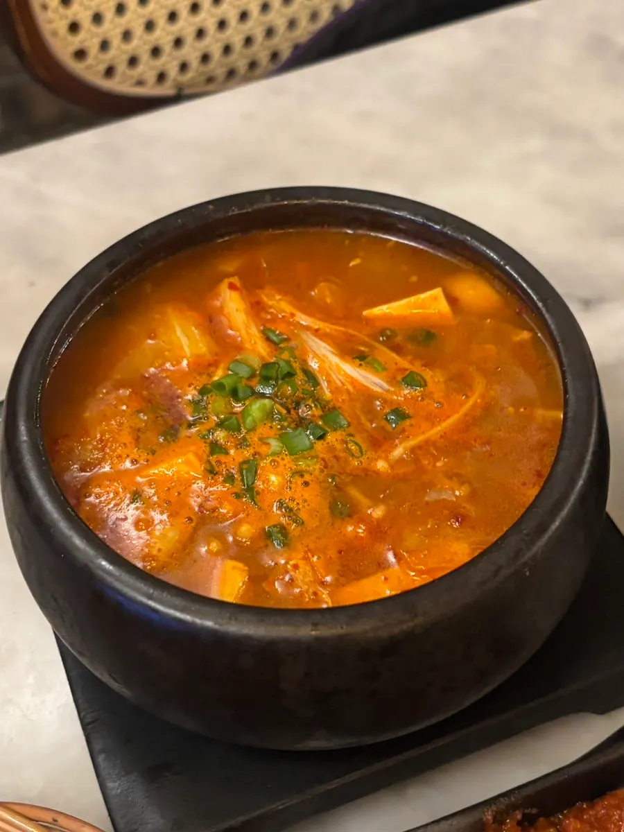 Jangchungseong doenjang sulbap in an earthenware bowl
