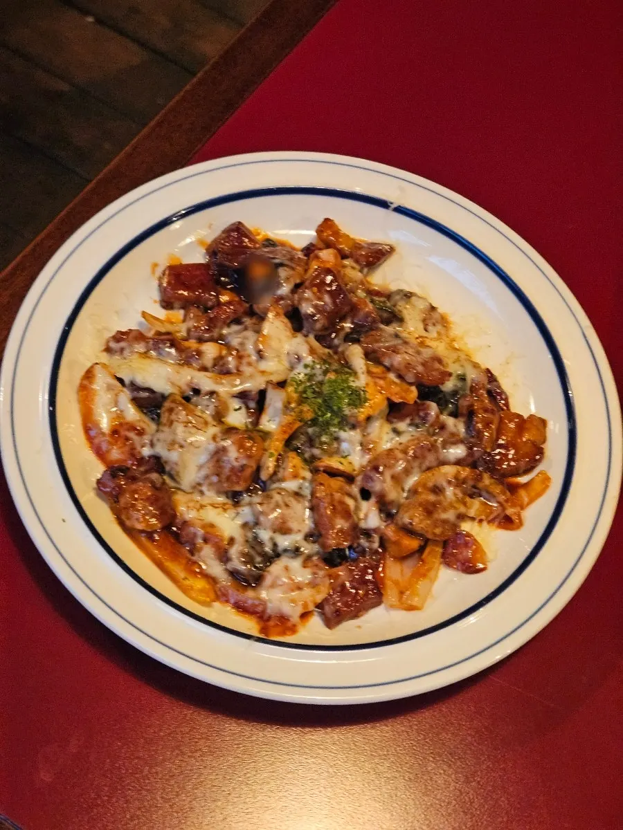 A plate of Dongmyo Market's pork chop