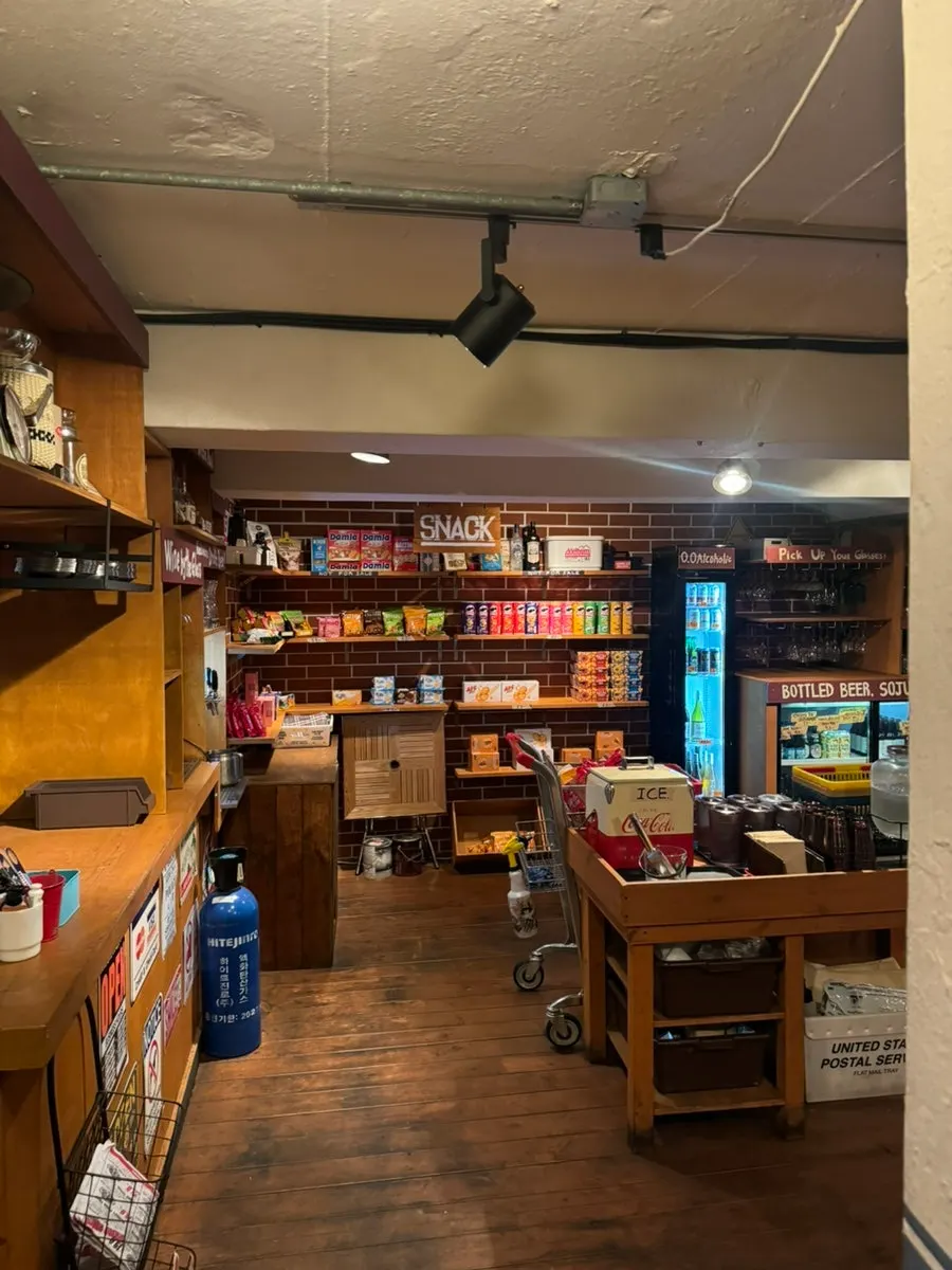 Dongmyo Market's space, fitting for a cham-mo dinner