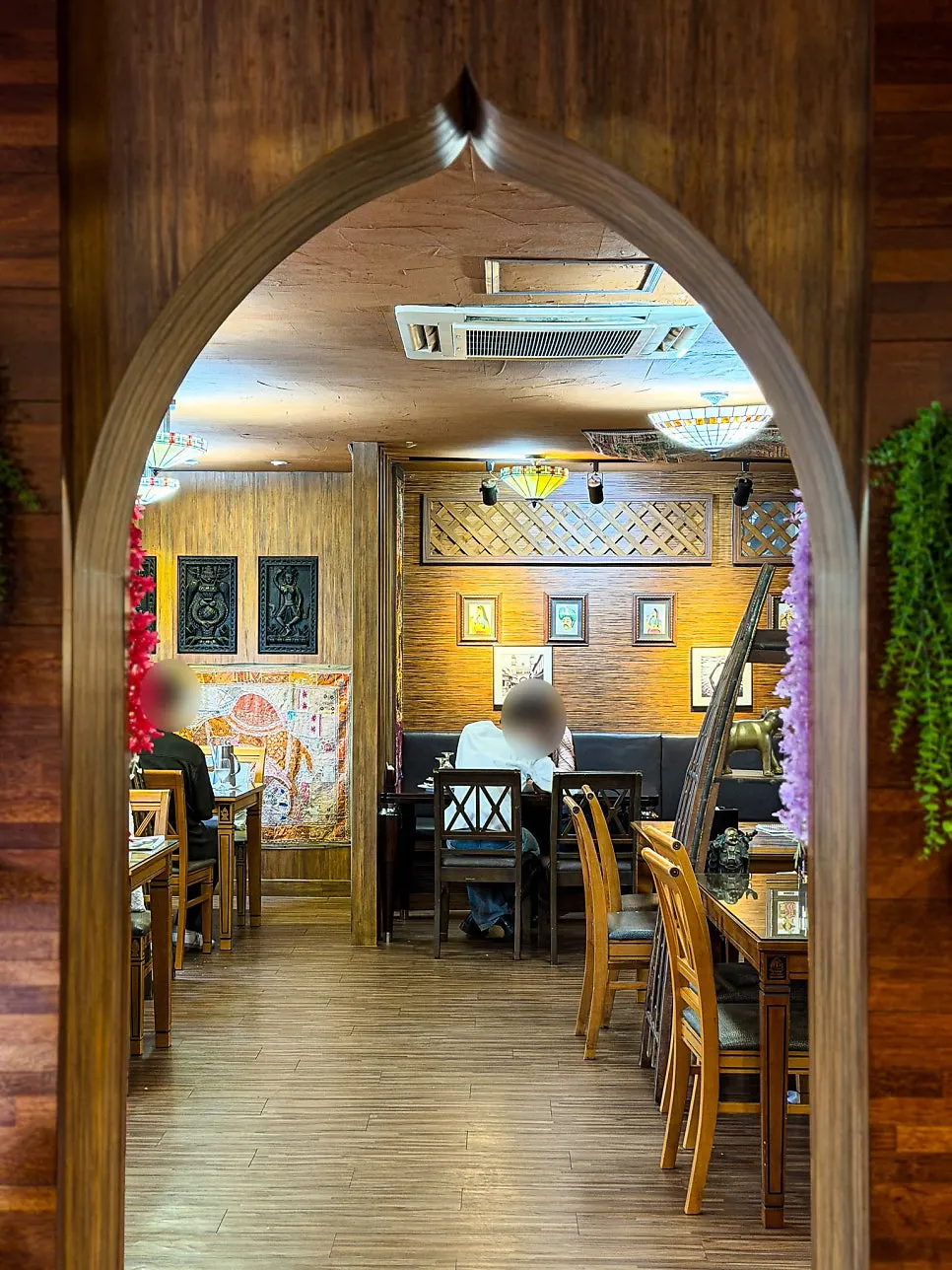 Large portions from the couple set for two