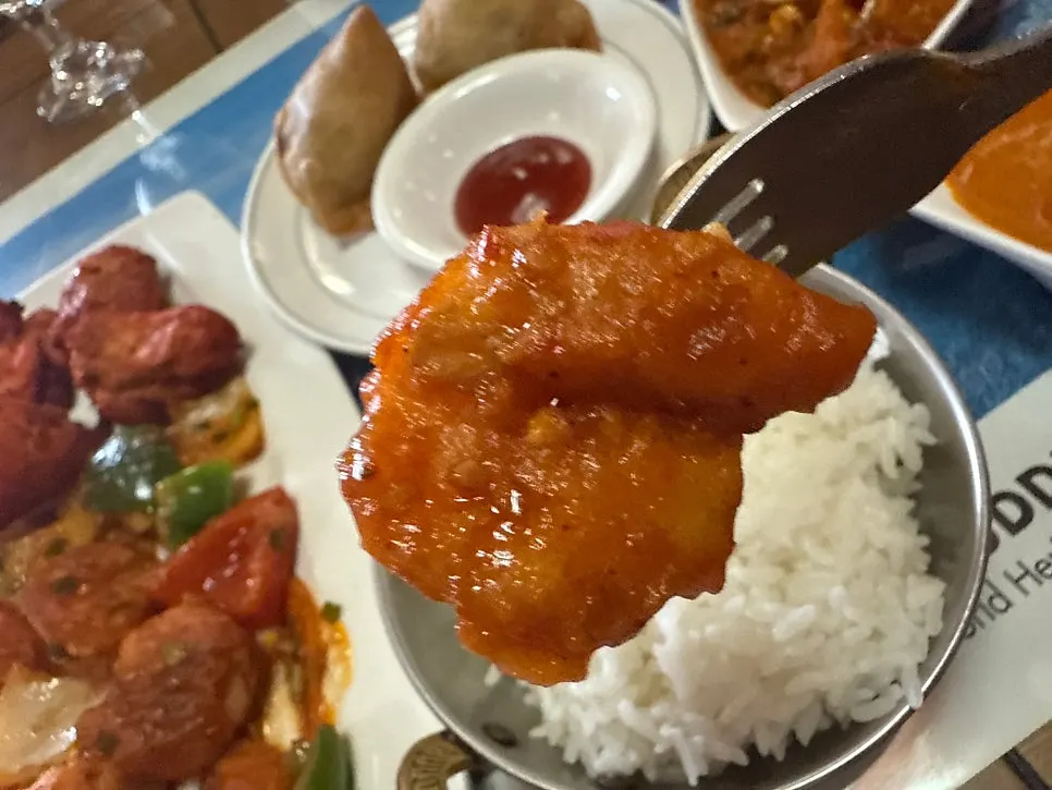 매콤 달콤한 소스의 새우 칠리