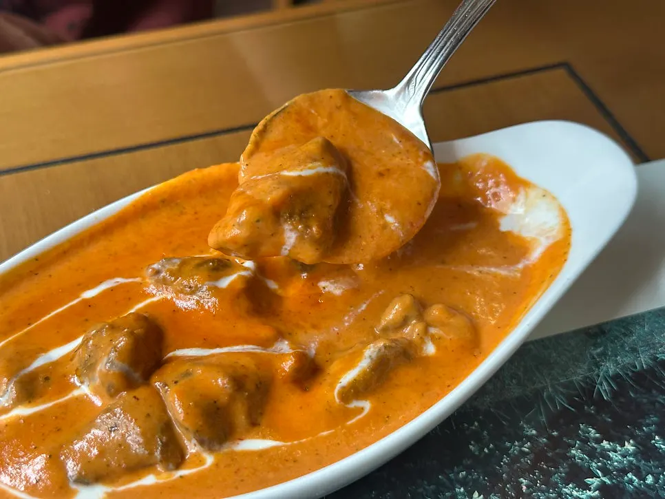 Two curries served together