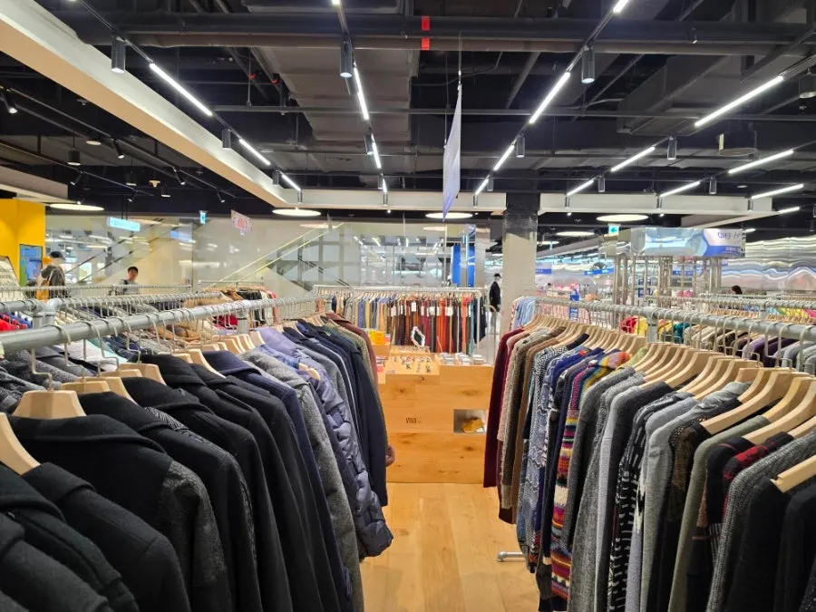 Leather jacket section in Dongmyo vintage style