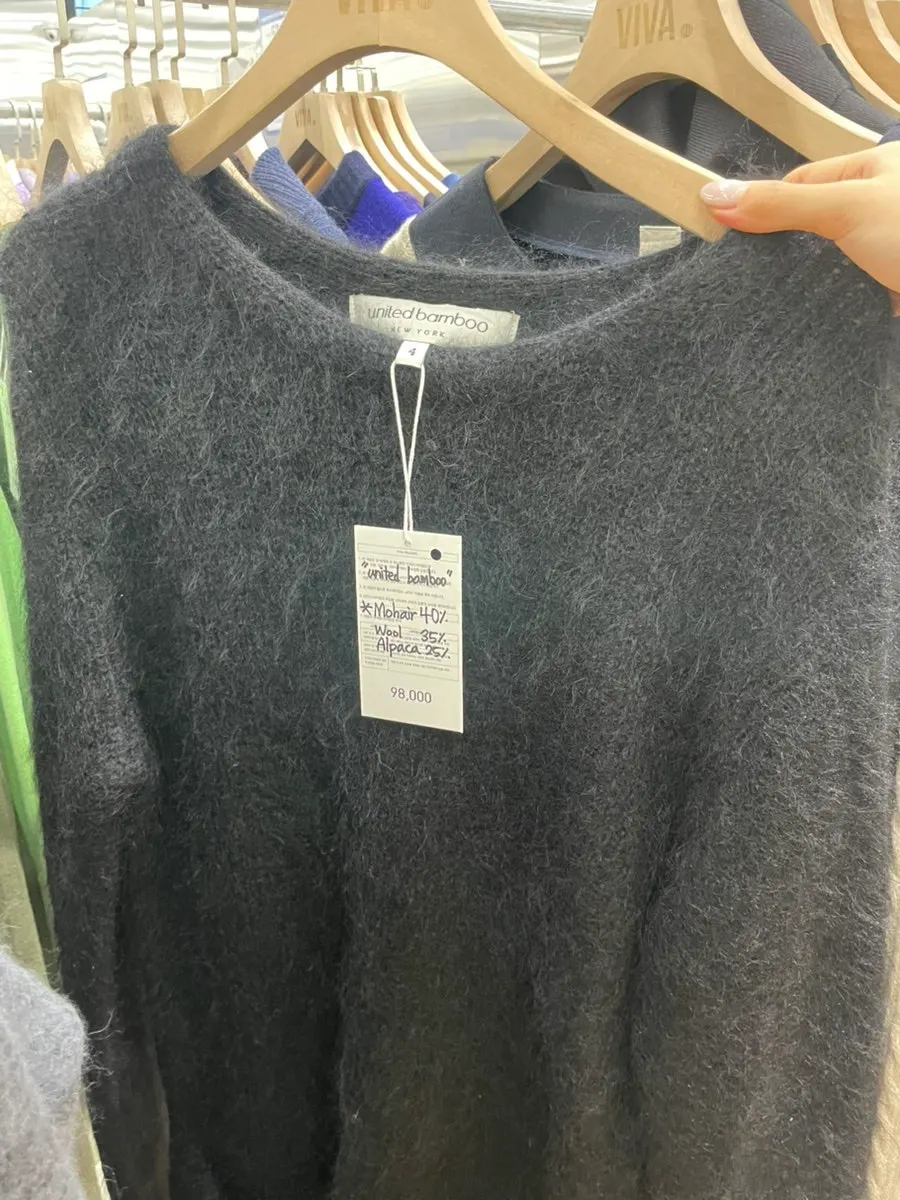 Vintage knits made of wool and alpaca